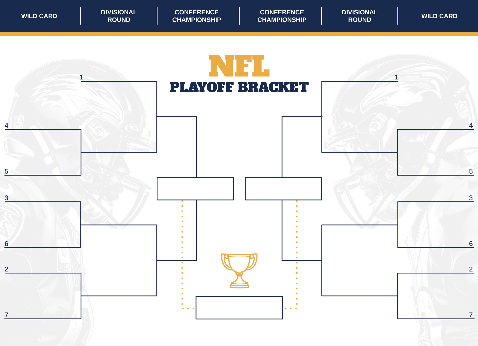 nfl playoff bracket free google docs template - gdoc.io